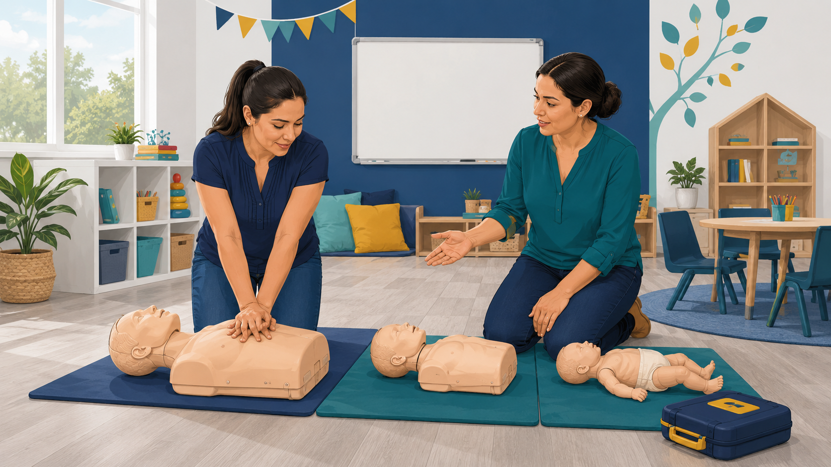 Curso básico de RCP para educadoras